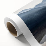 Art Deco poster of Idaho scenery in pastel shades on rolled canvas, suitable for nursery wall art.