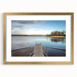 Extra large abstract art print featuring textured scenery of Iowa, in muted earth tones, framed in gold.