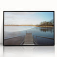 Large abstract wall art featuring a black and white depiction of Iowa scenery on a framed acrylic.