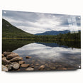 Acrylic print of a New Hampshire landscape in muted earth tones, suitable for bedroom or dining room decor.