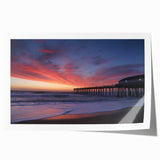 Rolled canvas print of Outer Banks scenery with soft pastel colors, ideal for art wall dining room or large bathroom decor.