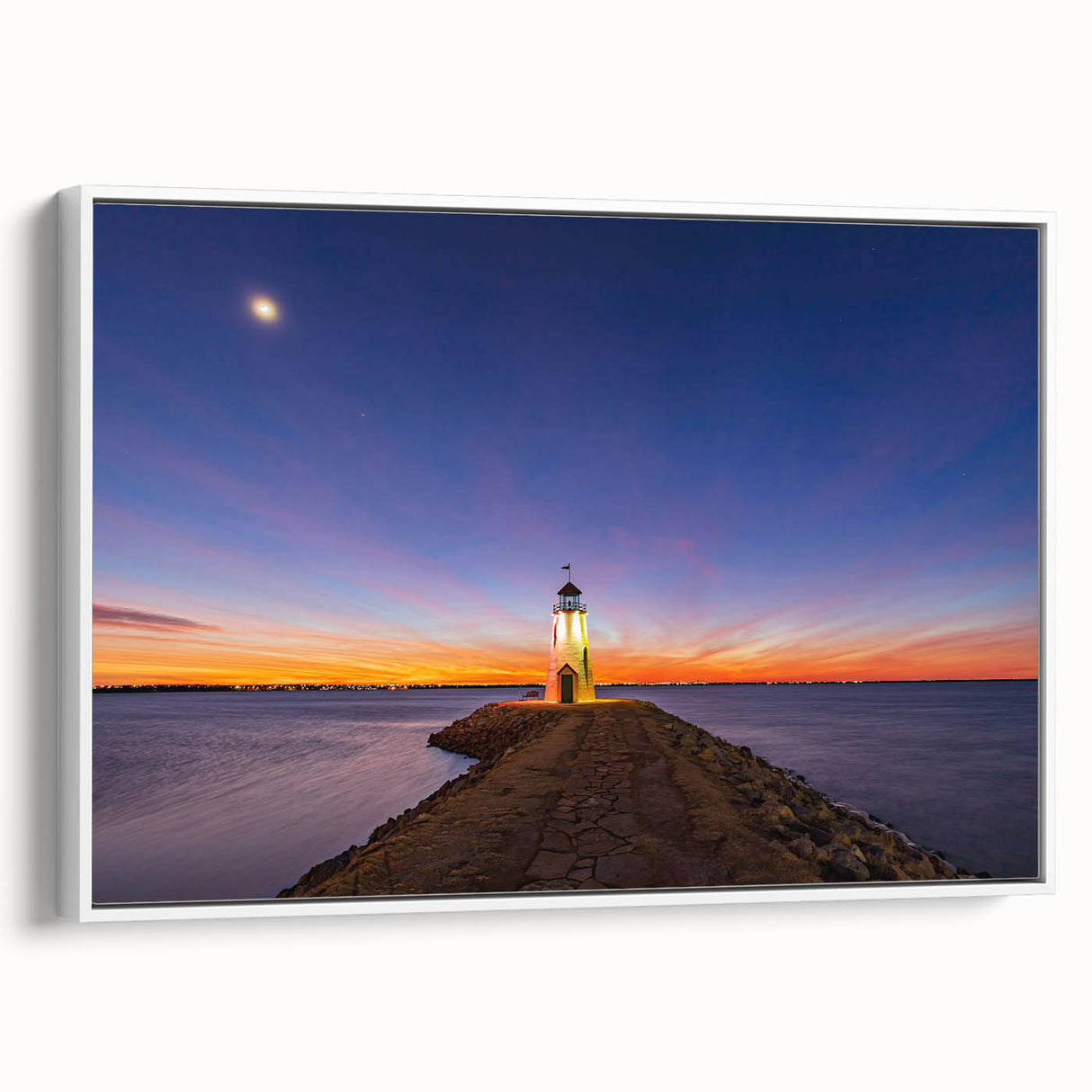 Vintage poster art of Oklahoma scenery on framed canvas, featuring a palette of colorful art, ideal for living room decor.