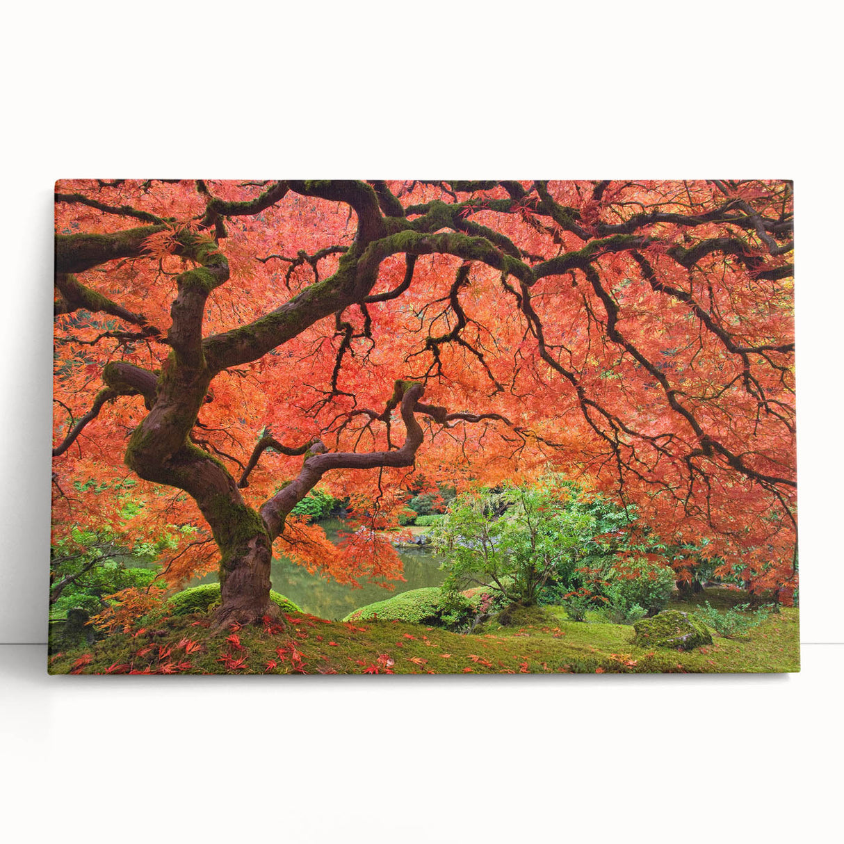 Black and white stretched canvas of Portland, Oregon skyline, ideal for kitchen wall art or bedroom ambiance.