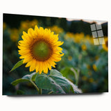 Large abstract wall art of Pennsylvania scenery in muted earth tones on acrylic glass.