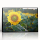 Large abstract wall art depicting a Pennsylvania landscape in muted earth tones on a framed acrylic.