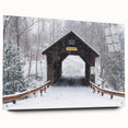 Acrylic print of a Vermont landscape in muted green and blue tones, suitable for bedroom or dining room decor.