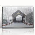 Large abstract wall art of Vermont scenery in muted earth tones, framed acrylic, ideal for modern art wall decor.