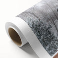 Art deco poster of Vermont scenery in soft pastel shades on rolled canvas, ideal for nursery wall art.