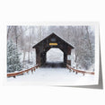 Rolled print of Vermont scenery with lush green trees and a tranquil lake, ideal for dining room wall art.
