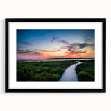 Extra large, textured abstract art print depicting colorful, swirling patterns on a black framed canvas.