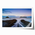 Rolled print of Olympic National Park with dense green forests and mist, ideal for dining room wall art.