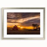 Textured art of abstract rolling hills in Palouse, USA, in muted earth tones on a framed print, ideal for bedroom art.