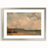 Romantic Era Art: "Yarmouth Jetty" (1822) by John Constable