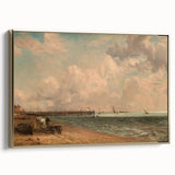 Romantic Era Art: "Yarmouth Jetty" (1822) by John Constable