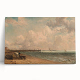 Romantic Era Art: "Yarmouth Jetty" (1822) by John Constable