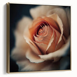 Abstract floral wall art in a silver and gold framed canvas, showcasing vibrant colors and intricate designs, perfect for modern home decor, living room, or office.