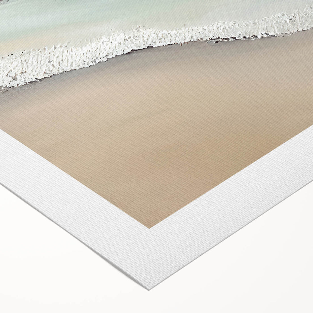 Abstract landscape wall art on rolled canvas, showcasing vibrant colors and sweeping brush strokes, perfect for modern home decor or artistic spaces. The art captures serene nature scenes with a contemporary twist, ideal for enhancing interior aesthetics.
