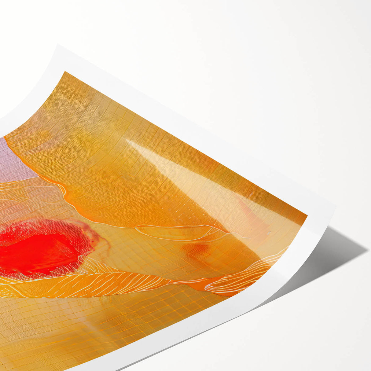 Elegant Dining Room Wall Art – Vibrant Sunset Canvas Print