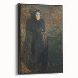 Expressionist Wall Art - Lady in Black by Edvard Munch