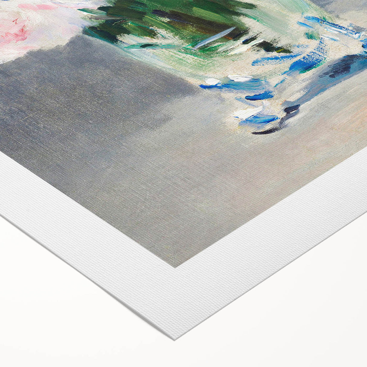 Impressionism Wall Art - Floral Bouquet in Crystal Vase - Manet's Flower Art Print