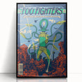 Foo Fighters Retro Wall Art - Vintage Sci-Fi Comic Poster