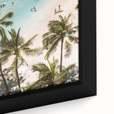Extra large black wall art featuring a textured, colorful abstract design on framed canvas, ideal for living room decor.