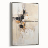 Modern Dining Room Art - Beige & Black Framed Dining Room Prints