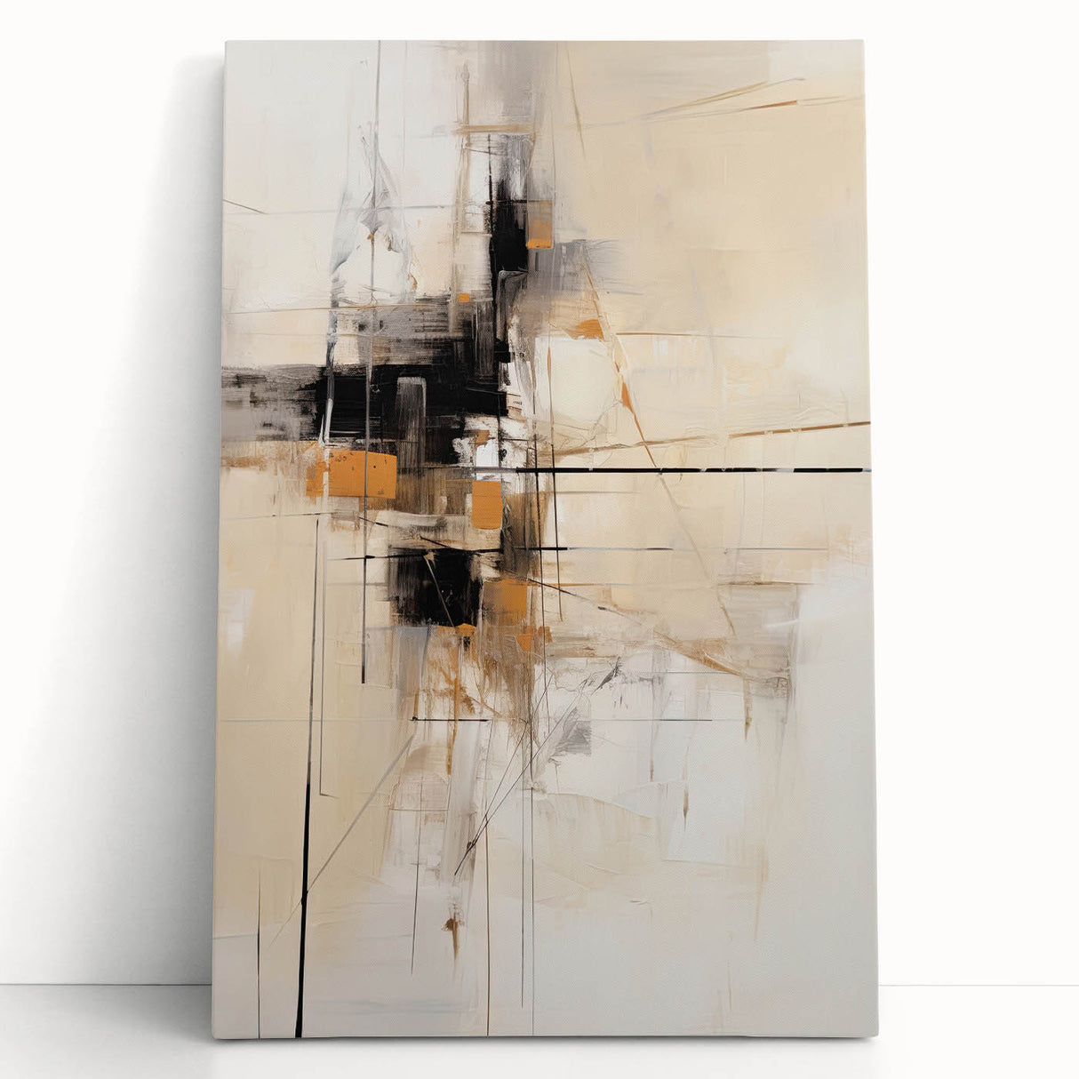 Modern Dining Room Art - Beige & Black Framed Dining Room Prints