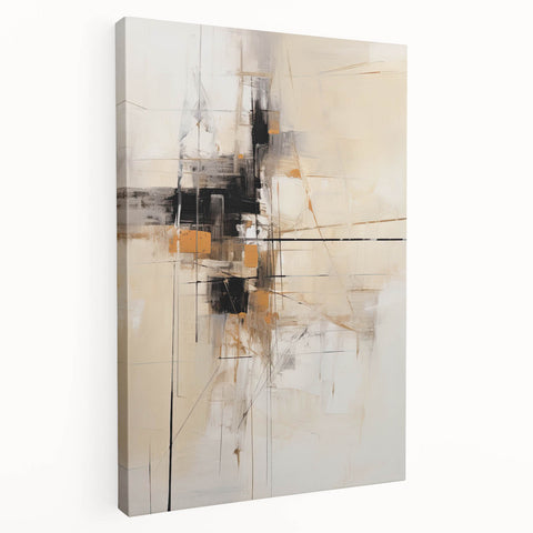 Modern Dining Room Art - Beige & Black Framed Dining Room Prints