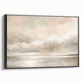 Framed abstract landscape wall art with a black frame, showcasing vibrant colors and intricate patterns, perfect for modern home decor and enhancing interior aesthetics.