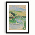 Expressionist Landscape Art on Canvas - Modern Expressionism Wall Decor