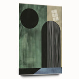 Acrylic Dining Room Artwork - Geometric Canvas Art for Dining Area