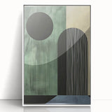 Acrylic Dining Room Artwork - Geometric Canvas Art for Dining Area