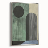 Acrylic Dining Room Artwork - Geometric Canvas Art for Dining Area