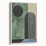 Acrylic Dining Room Artwork - Geometric Canvas Art for Dining Area