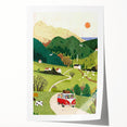 Adventure Boys Room Wall Art – Road Trip in Nature for Kids Rooms
