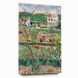 Modern Wall Art - Tranquil Rainy Landscape Scene - Nature Art Print