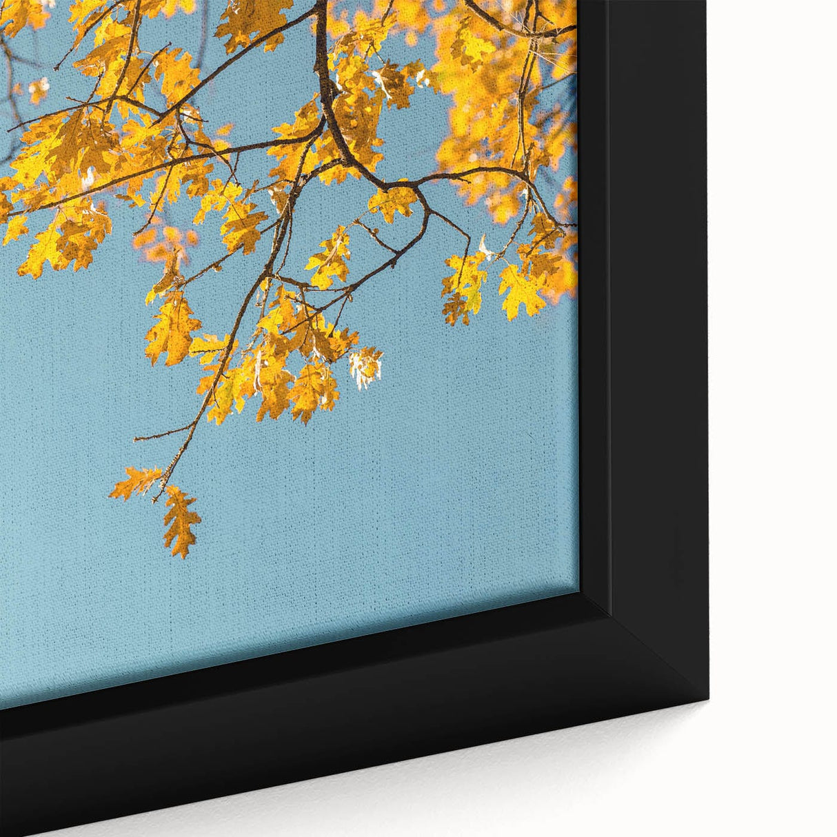 Extra large framed canvas featuring a textured, colorful abstract design with black accents, ideal for living room decor.