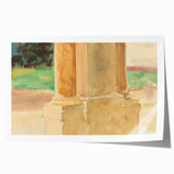 Elegant Impressionism Wall Art: Architectural Study by Sargent Print