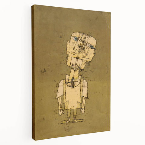 Modern Wall Art - Ghostly Genius Figure by Paul Klee - Unique Art Print