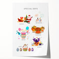 Special Days Educational Wall Art - Kids' Learning Poster