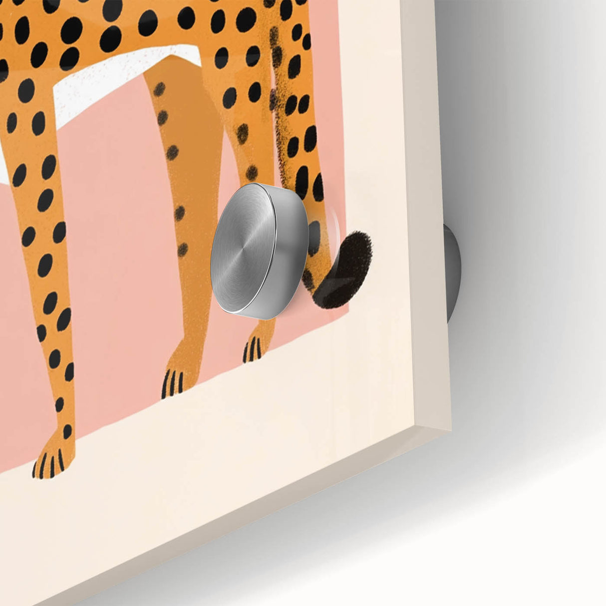Contemporary Cheetah Illustration - Children's Wall Decor
