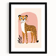 Contemporary Cheetah Illustration - Children's Wall Decor