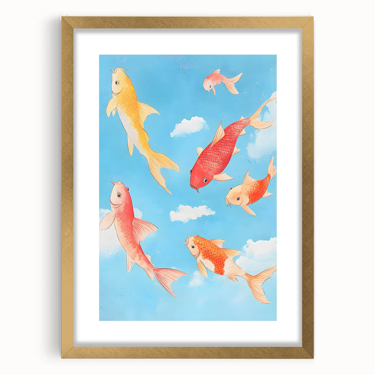 Koi Fish Nursery Wall Art - Baby Room & Kids Room Decor