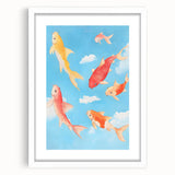 Koi Fish Nursery Wall Art - Baby Room & Kids Room Decor