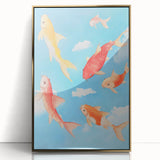 Koi Fish Nursery Wall Art - Baby Room & Kids Room Decor