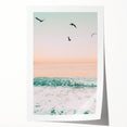 Extra large rolled print of a summer floral design in vibrant colors, ideal for art wall dining room or bathroom.