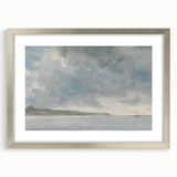 Romanticism Art Coastal Scene with Cliffs - Historical Romantic Canvas
