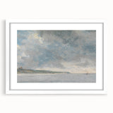 Romanticism Art Coastal Scene with Cliffs - Historical Romantic Canvas
