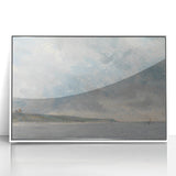 Romanticism Art Coastal Scene with Cliffs - Historical Romantic Canvas